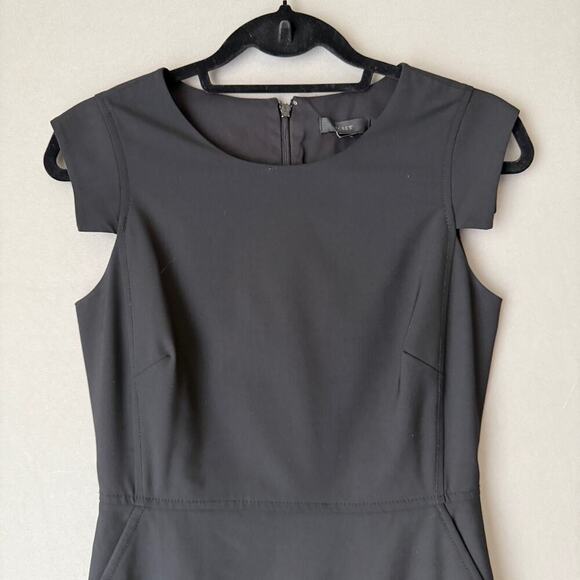 J.Crew sz S Black work career formal sheath knee length Dress - Picture 9 of 9